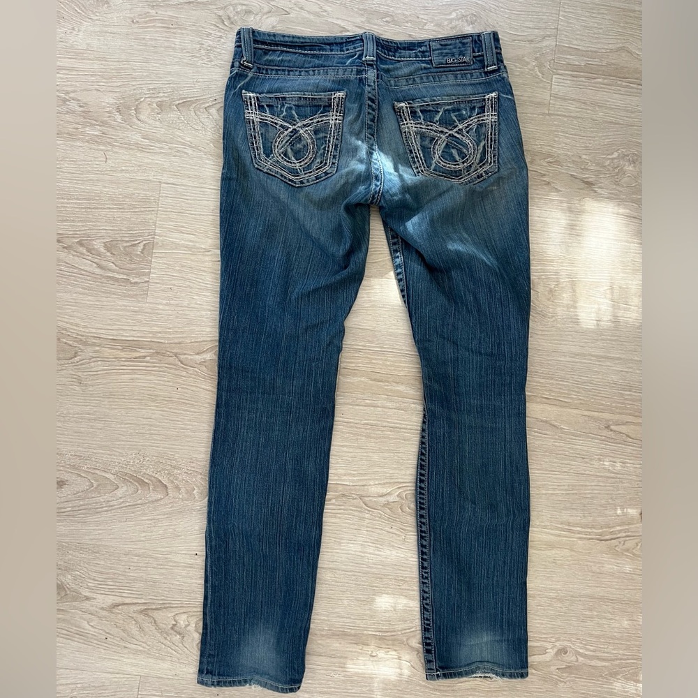 Big Star Distressed Denim Jeans 30 Long